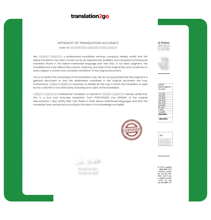 Certified Translation Ireland